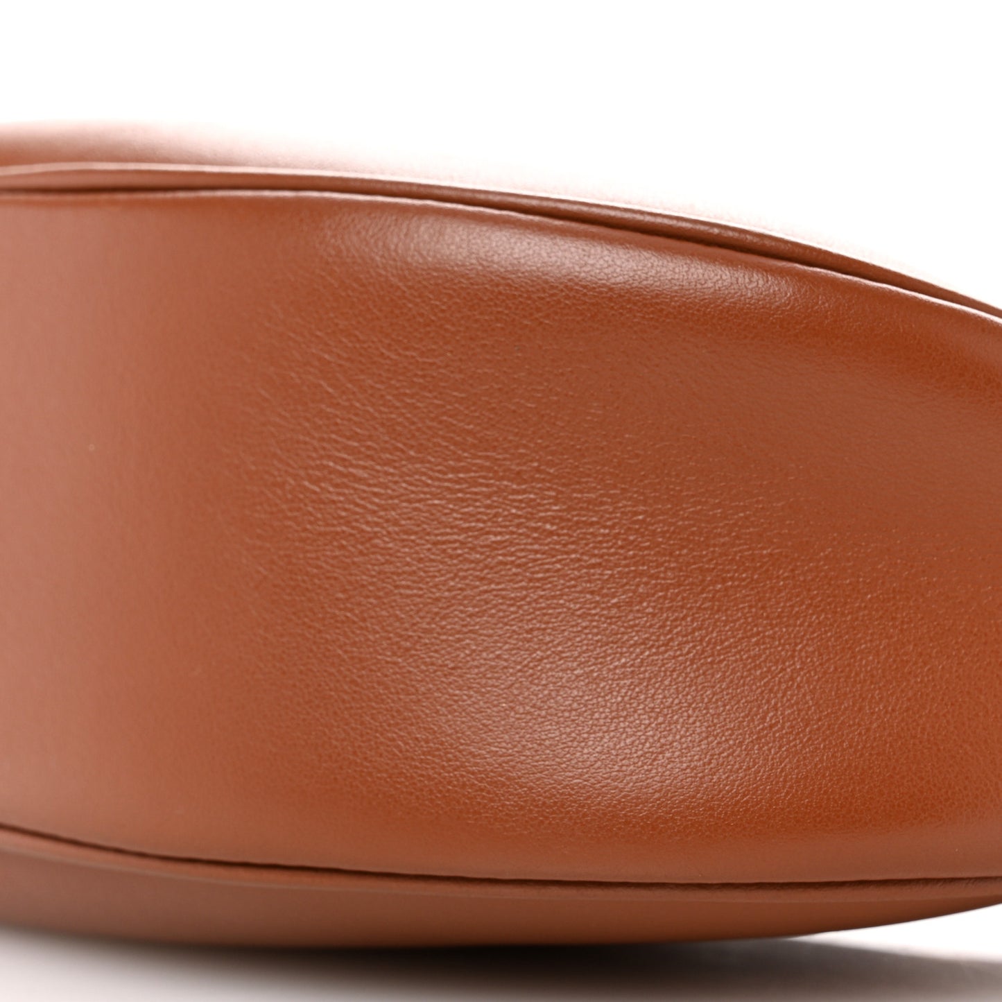 Smooth Calfskin Triomphe Embroidered Ava Shoulder Bag Tan