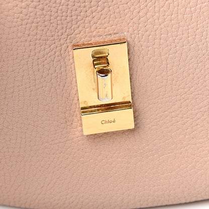 Chloe Grained Lambskin Drew Shoulder Bag Cement Pink 6 of 10