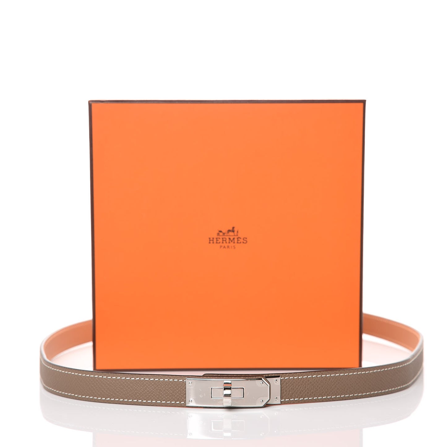 Epsom Kelly Belt Etoupe