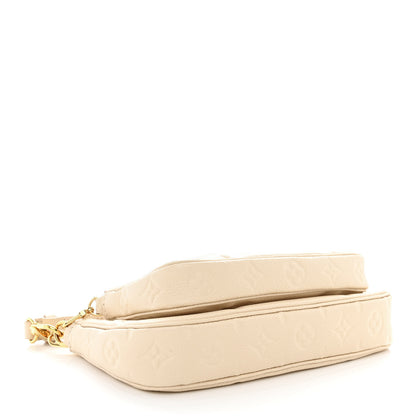 Louis Vuitton Empreinte Monogram Giant Multi Pochette Accessories Cream 4 of 11