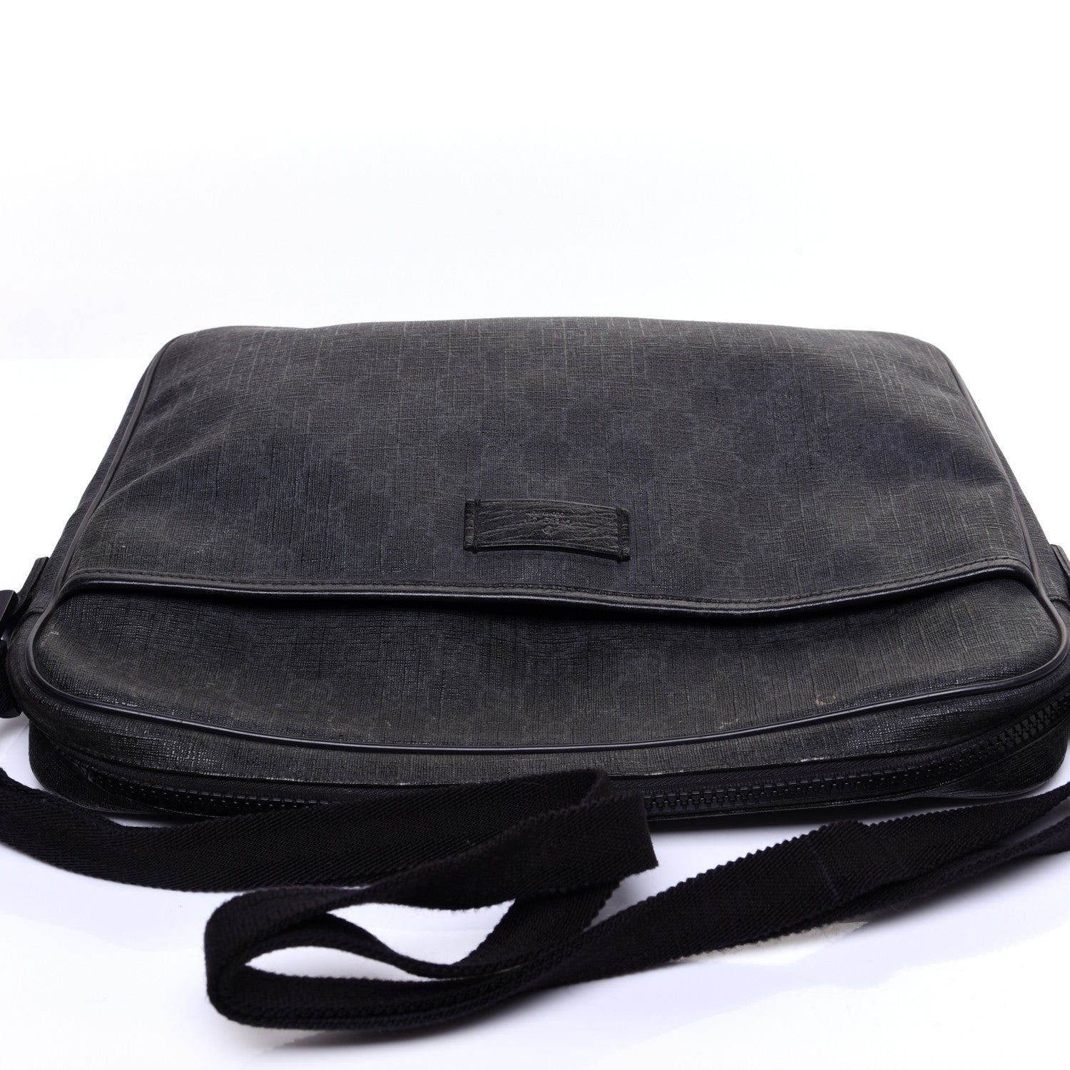 Gucci GG Plus Monogram Messenger Bag Black 12 of 13