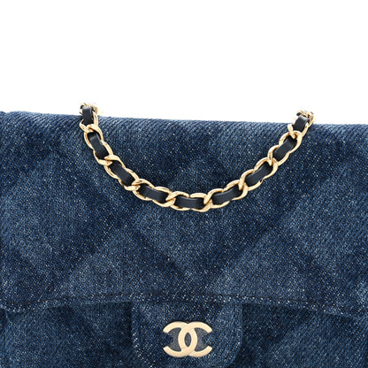 Chanel Denim Printed Belt Bag Dark Blue 8 of 10