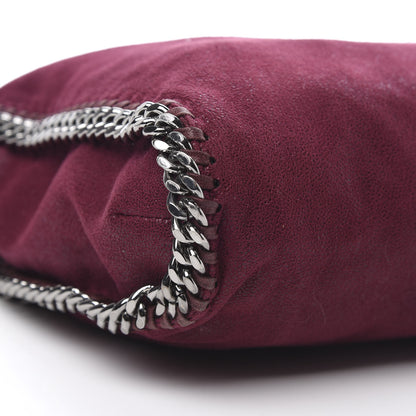 Stella McCartney Shaggy Deer Falabella Fold Over Tote Burgundy 10 of 11
