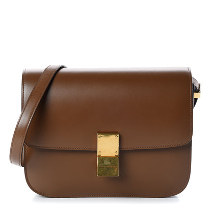 Celine Box Calfskin Medium Classic Box Flap Bag Camel 1 of 9