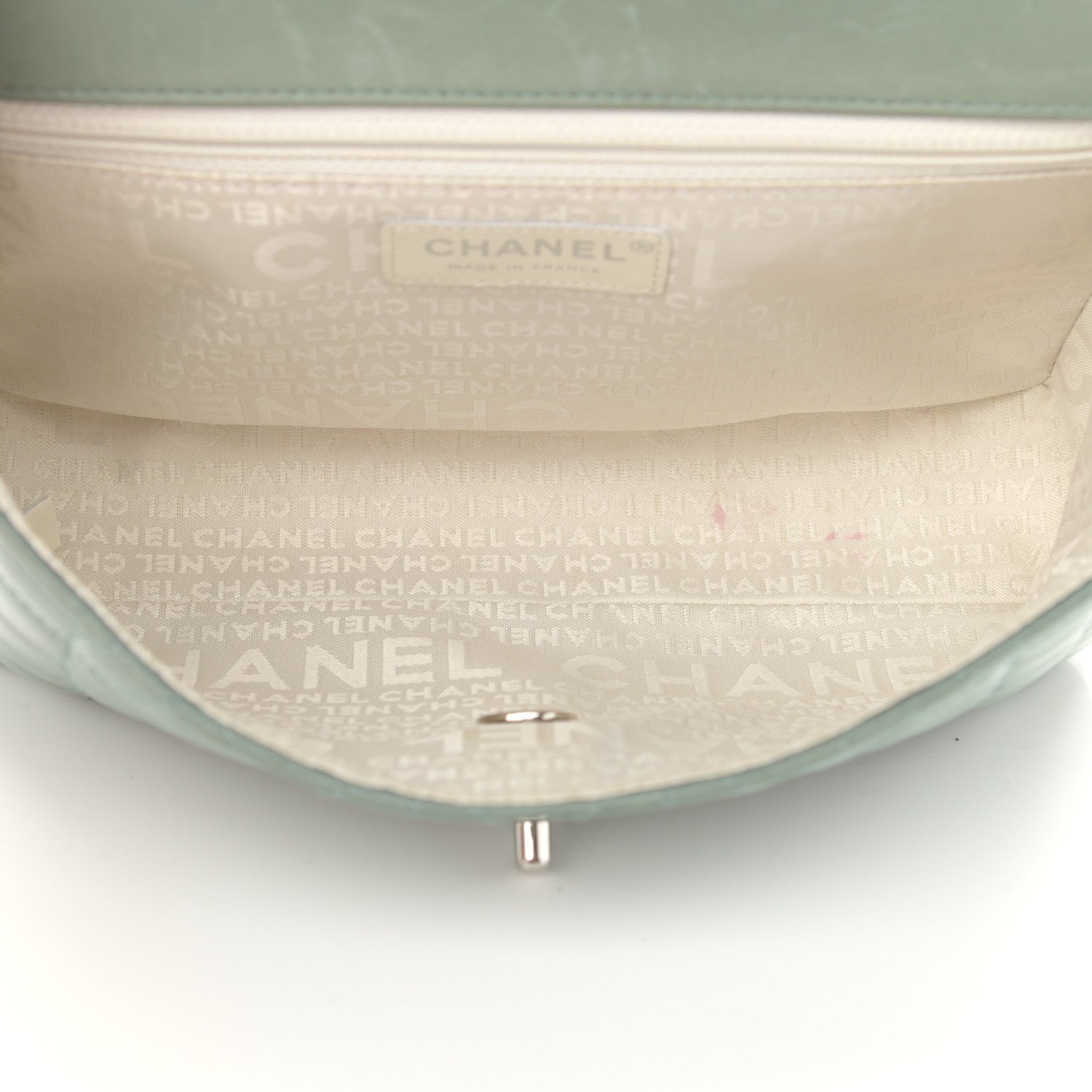 Chanel Lambskin Quilted Lady Graphic Flap Green 5 of 15