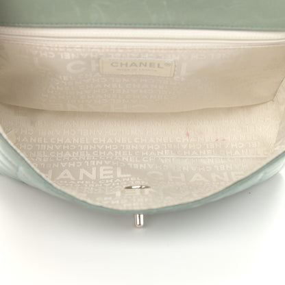 Chanel Lambskin Quilted Lady Graphic Flap Green 5 of 15