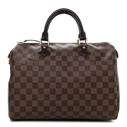 Louis Vuitton Damier Ebene Speedy 30 1 of 9