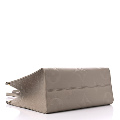Louis Vuitton Empreinte Monogram Giant Onthego MM Tourterelle 4 of 10