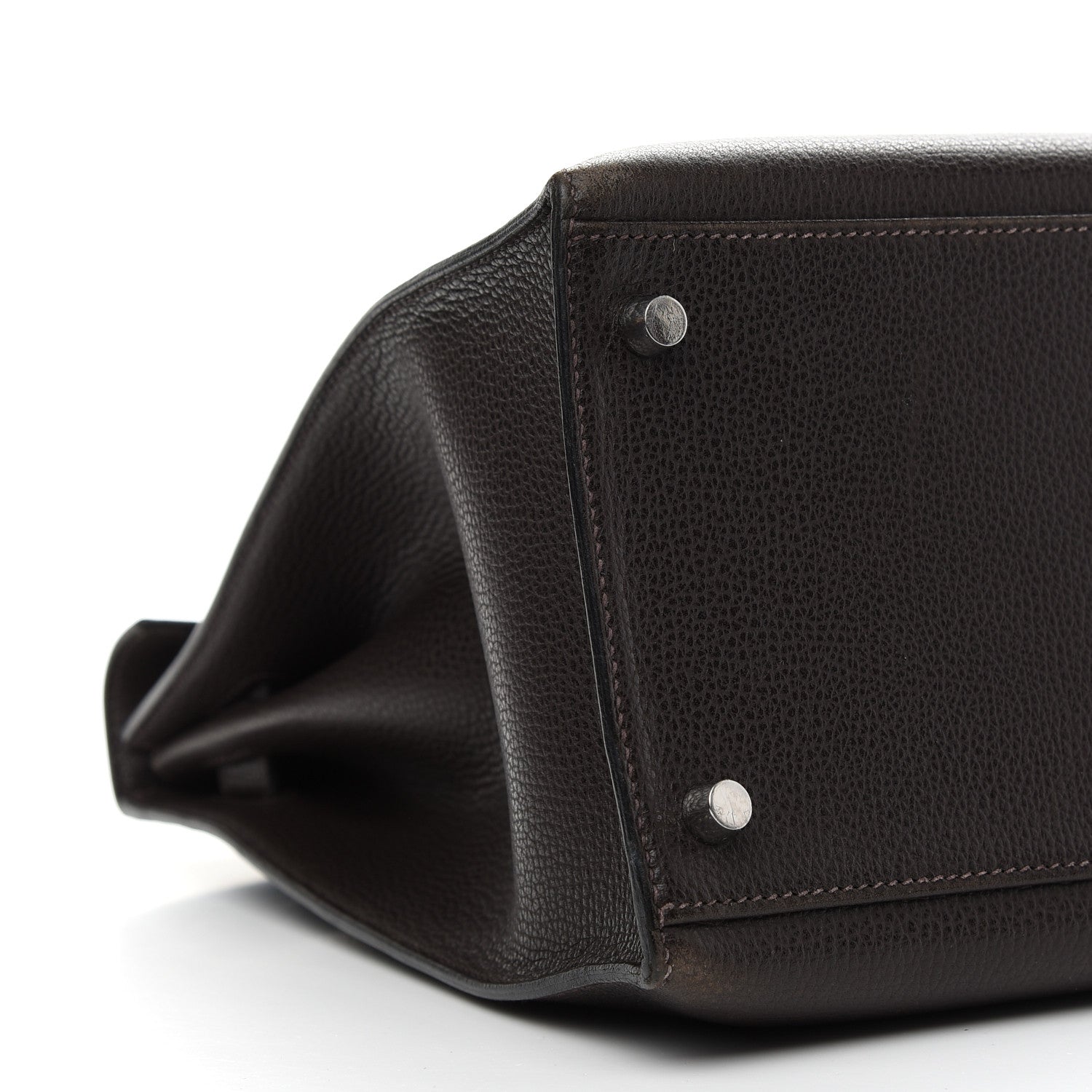 Hermes Togo Kelly Sellier 40 Chocolate 9 of 12