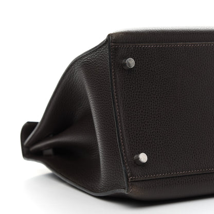 Hermes Togo Kelly Sellier 40 Chocolate 9 of 12