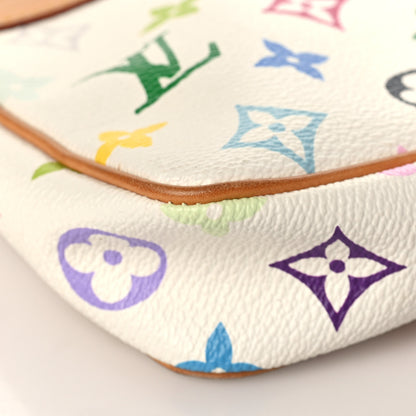 Louis Vuitton Monogram Multicolor Pochette Accessories White 7 of 10
