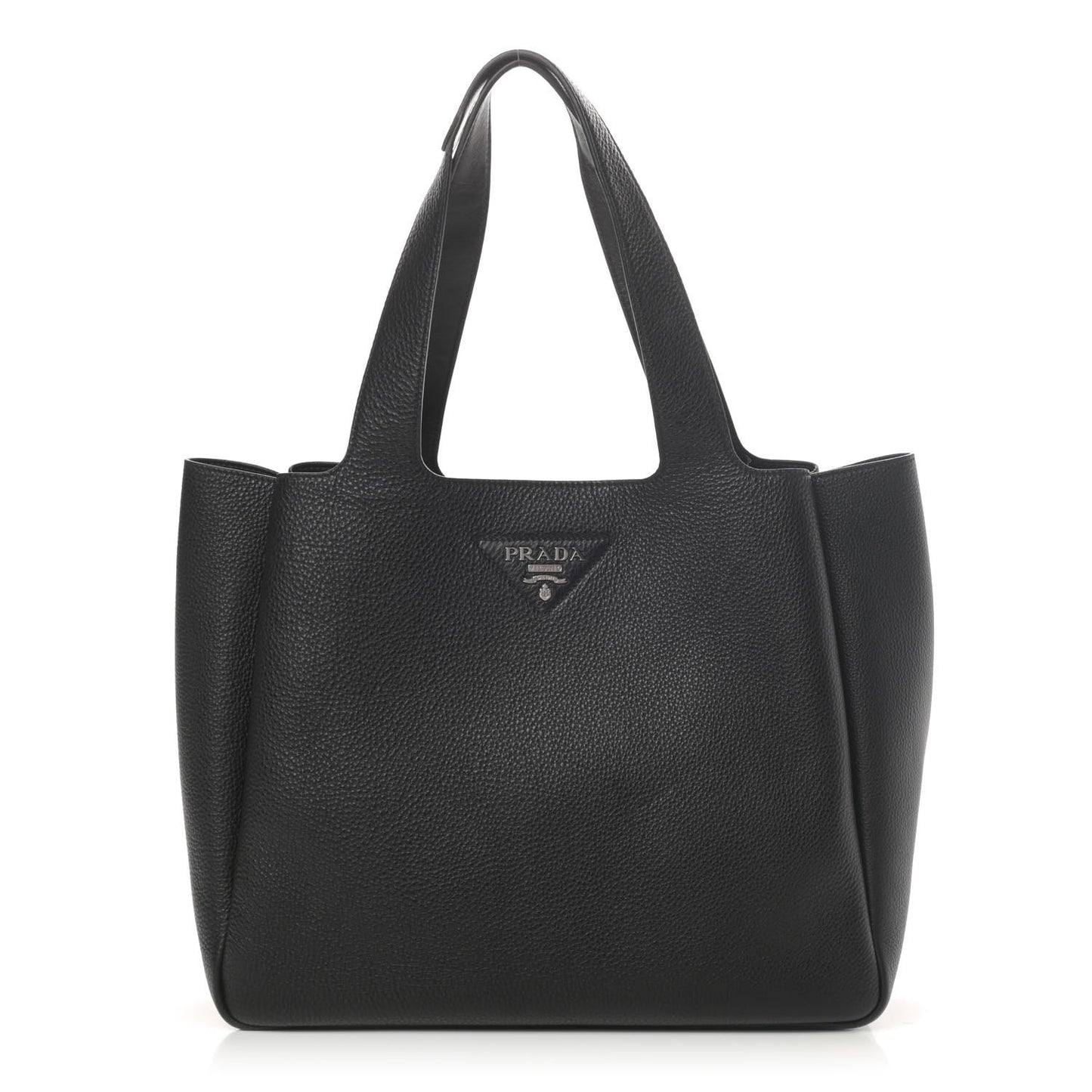 Vitello Daino Soft Large Dynamique Tote Black