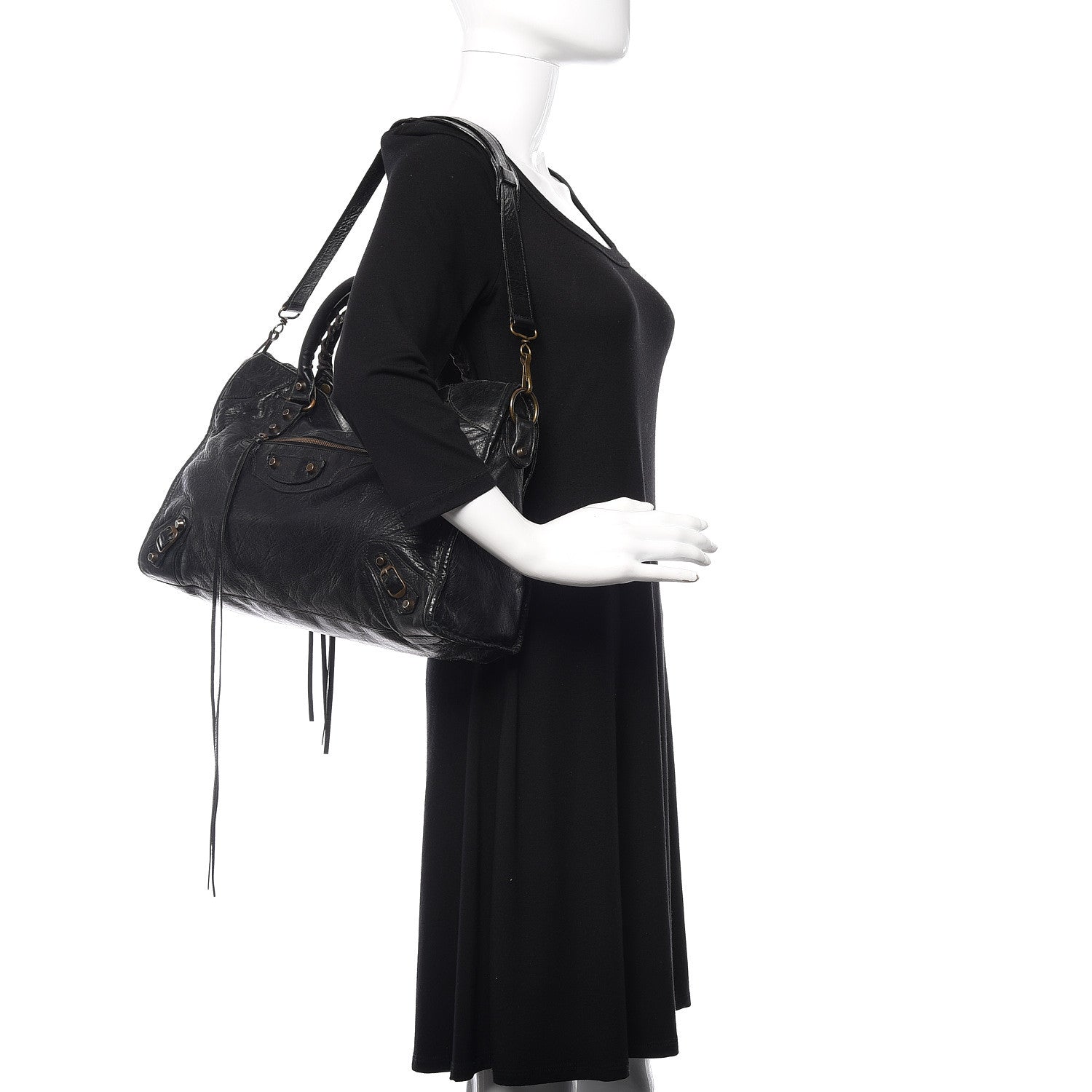 Balenciaga Chevre Classic Hardware City Black 2 of 13