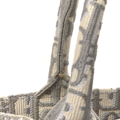 Christian Dior Oblique Medium Book Tote Grey 12 of 14