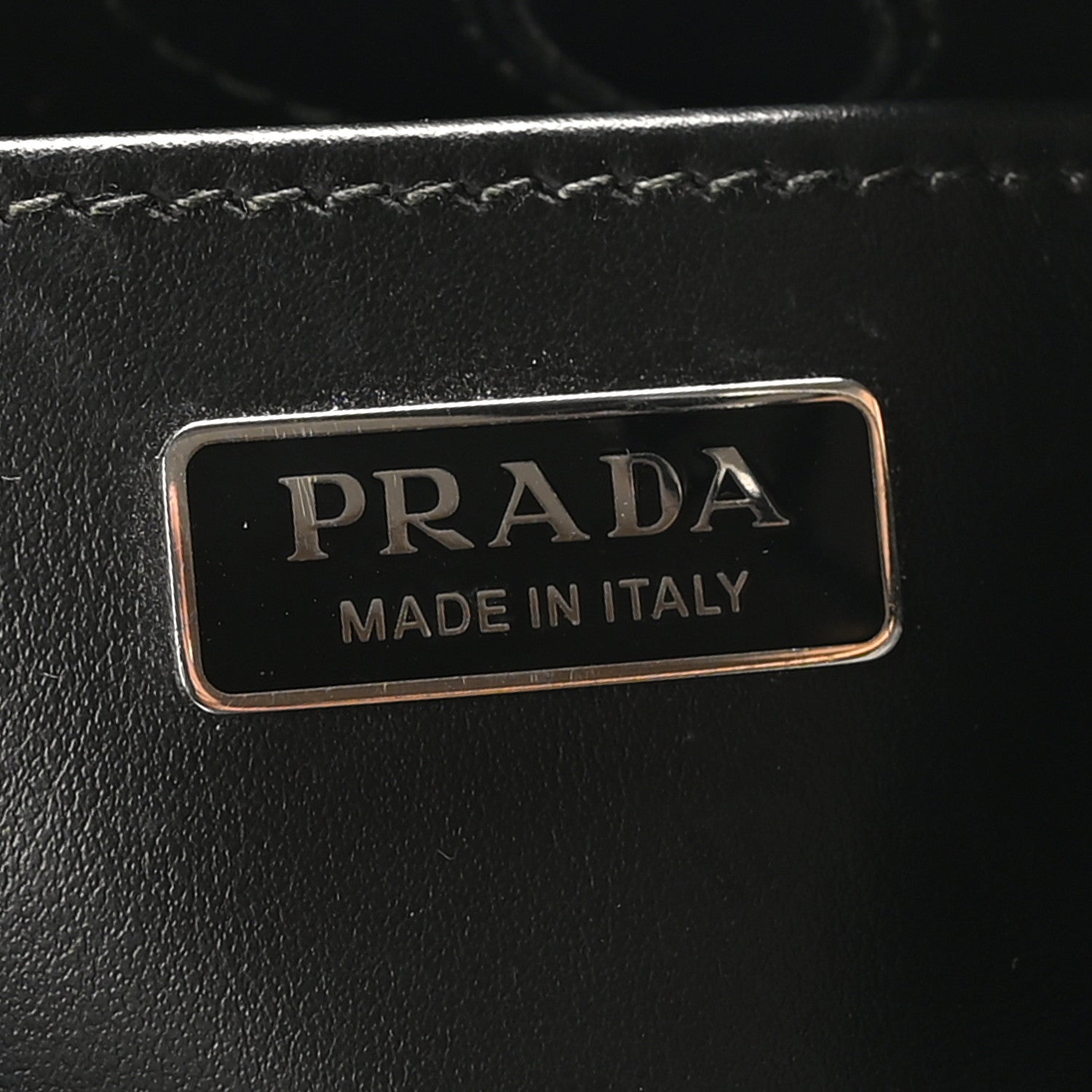 Prada Spazzolato Large Cleo Adjustable Strap Shoulder Bag Black 6 of 9