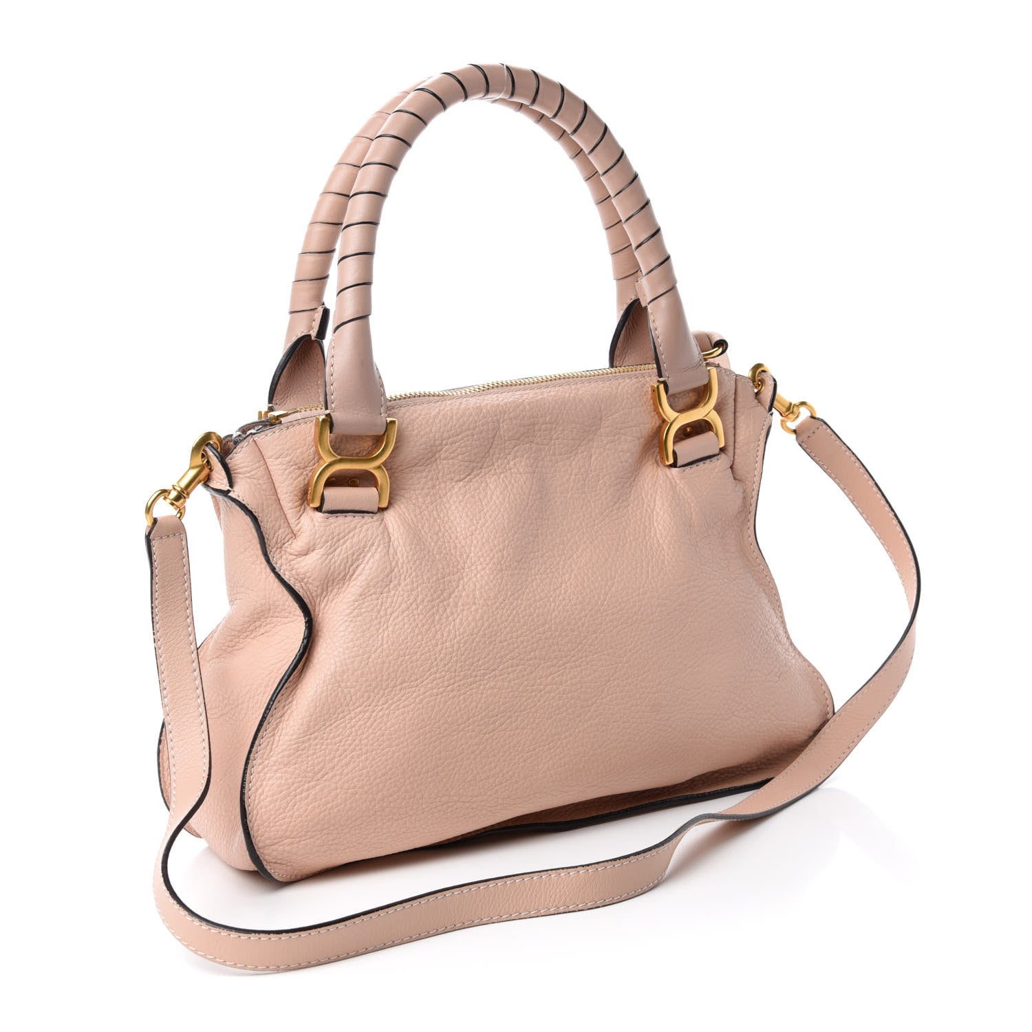 Chloe Calfskin Medium Marcie Satchel Blush Nude 3 of 12