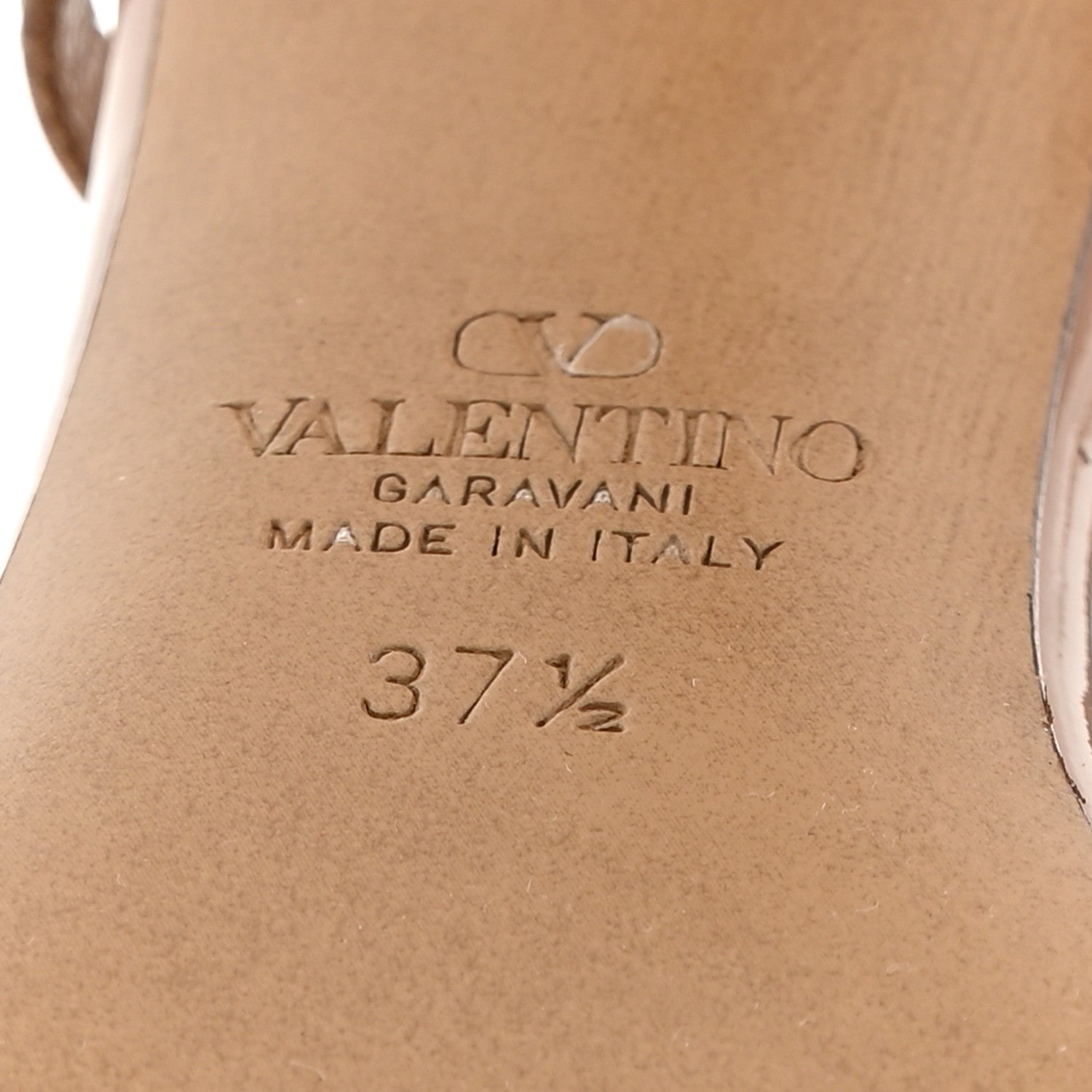 Valentino Garavani Patent Signature Vlogo Slingback 80mm Pumps 37.5 Rose Cannelle 8 of 10