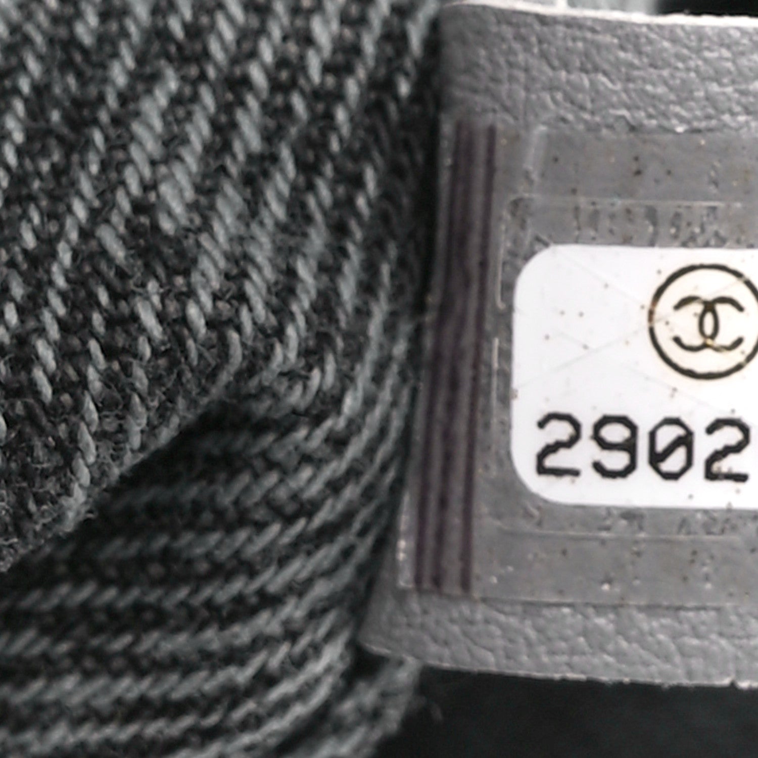 Chanel Denim Quilted Denimpression Flap Grey Black 8 of 11
