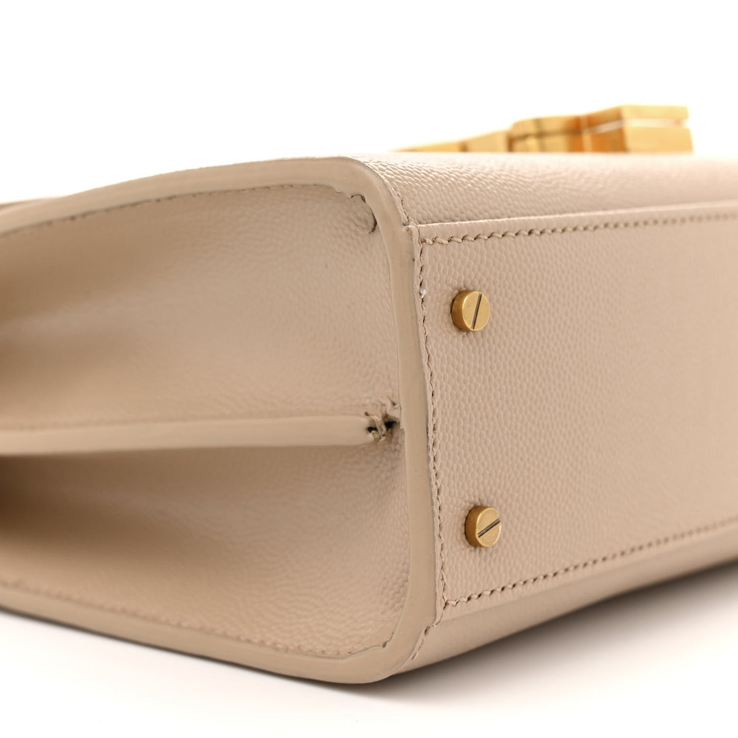 Grain de Poudre Mini Classic Monogram Cassandra Top Handle Beige
