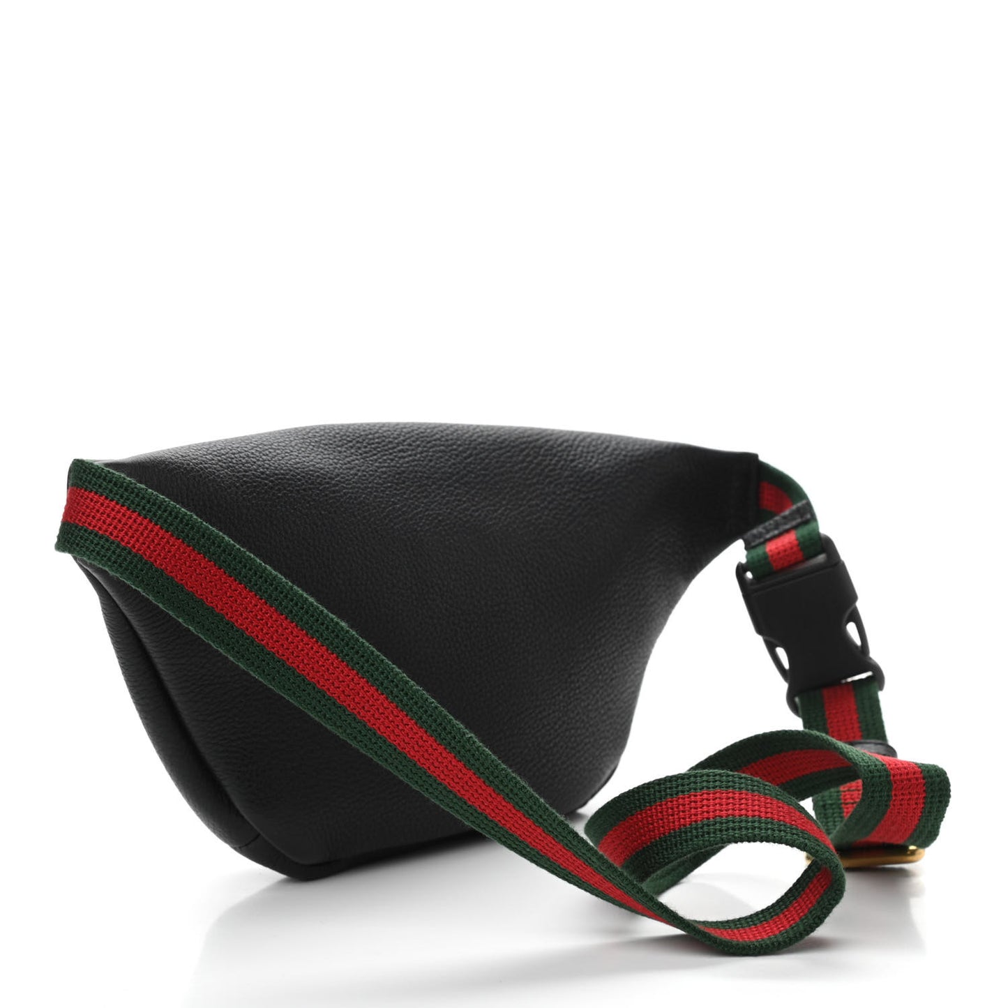 Grained Calfskin Small Logo Belt Bag Black