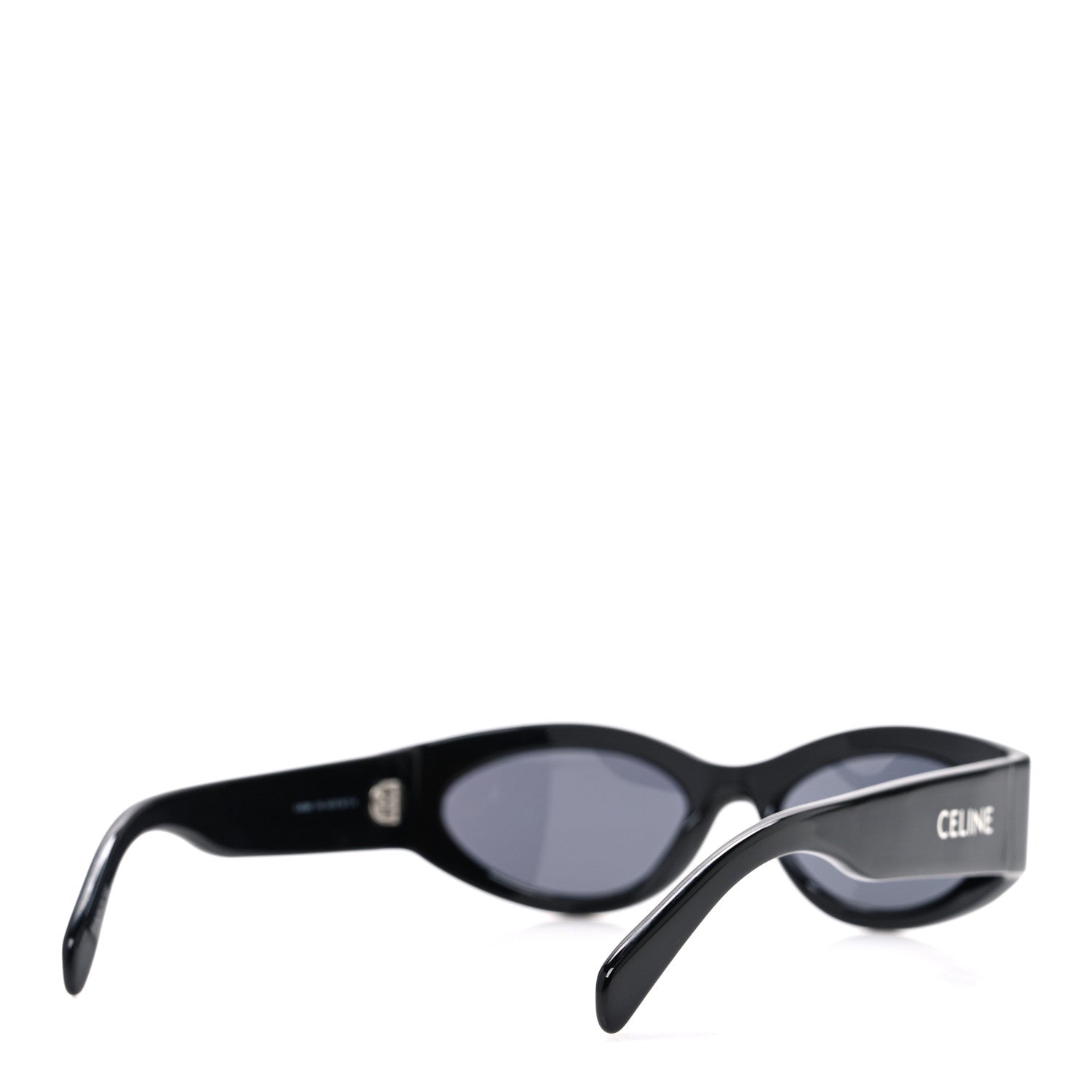 Celine Acetate Monochroms Cat Eye Sunglasses CL40288I Black 4 of 7
