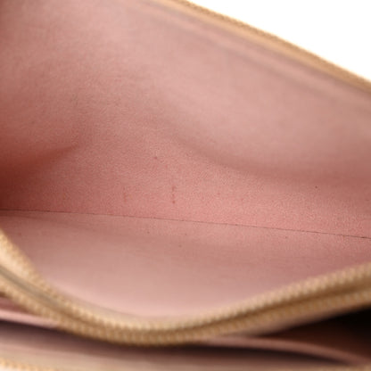 Louis Vuitton Damier Azur Double Zip Pochette 13 of 15