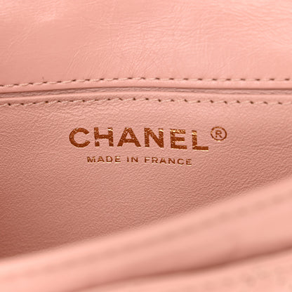 Chanel Aged Calfskin Quilted 2.55 Reissue Flap Belt Bag Pink 6 of 11