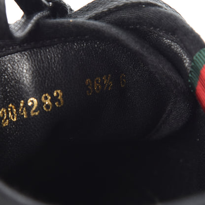 Gucci GG Supreme Monogram Womens Sneakers 36.5 Black 10 of 11