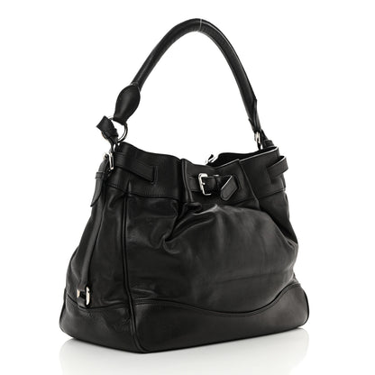 Prada Vitello Daino Tote Black 3 of 17