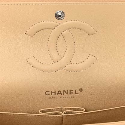Chanel Caviar Quilted Medium Double Flap Beige 5 of 10