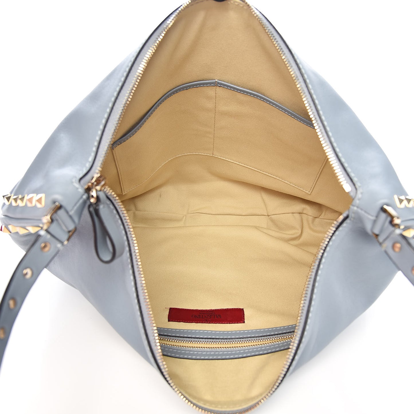 Vitello Rockstud Hobo Light Blue