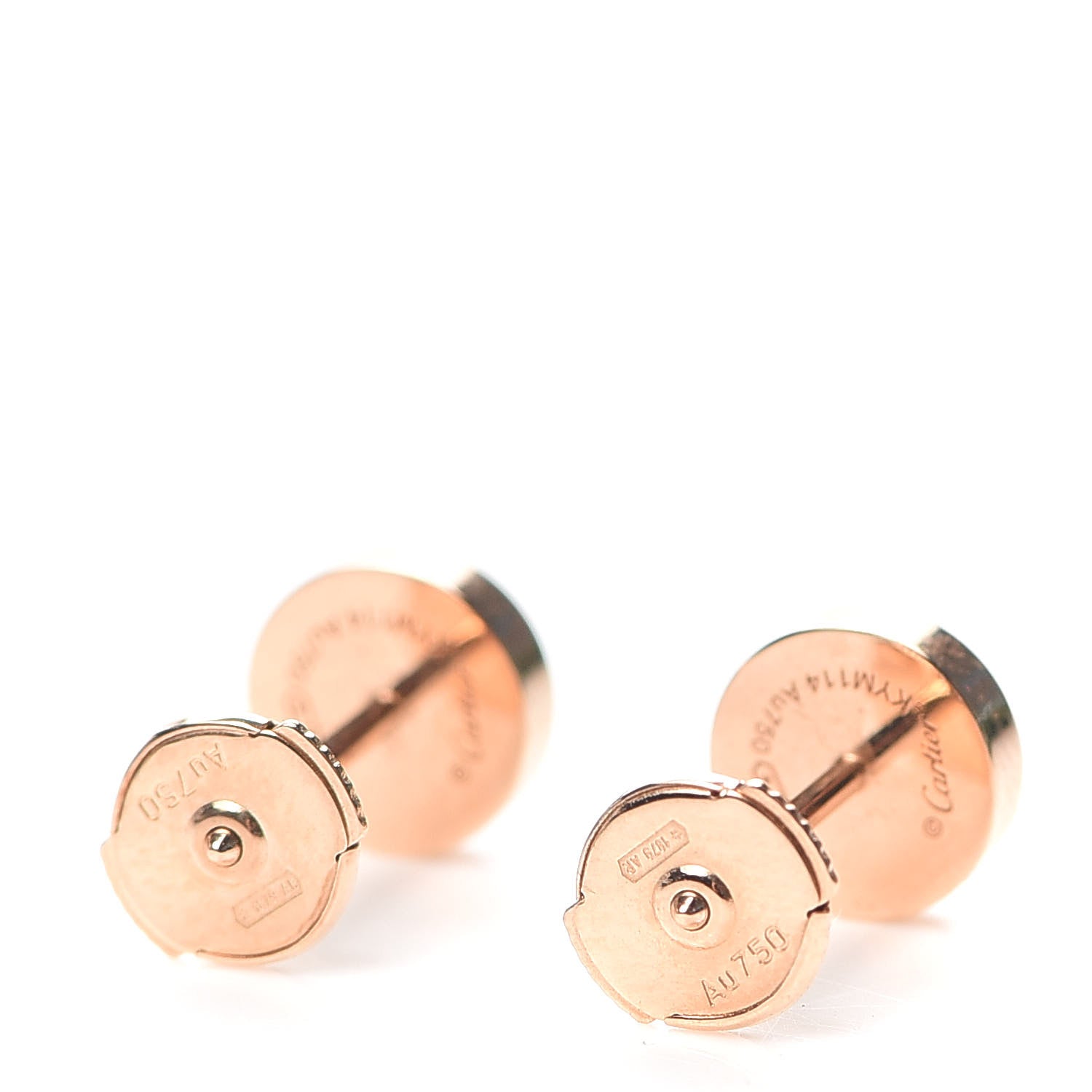 Cartier 18K Pink Gold LOVE Earrings 3 of 5