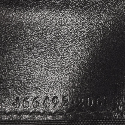 Gucci Calfskin Matelasse GG Marmont Card Case Wallet Black 9 of 12
