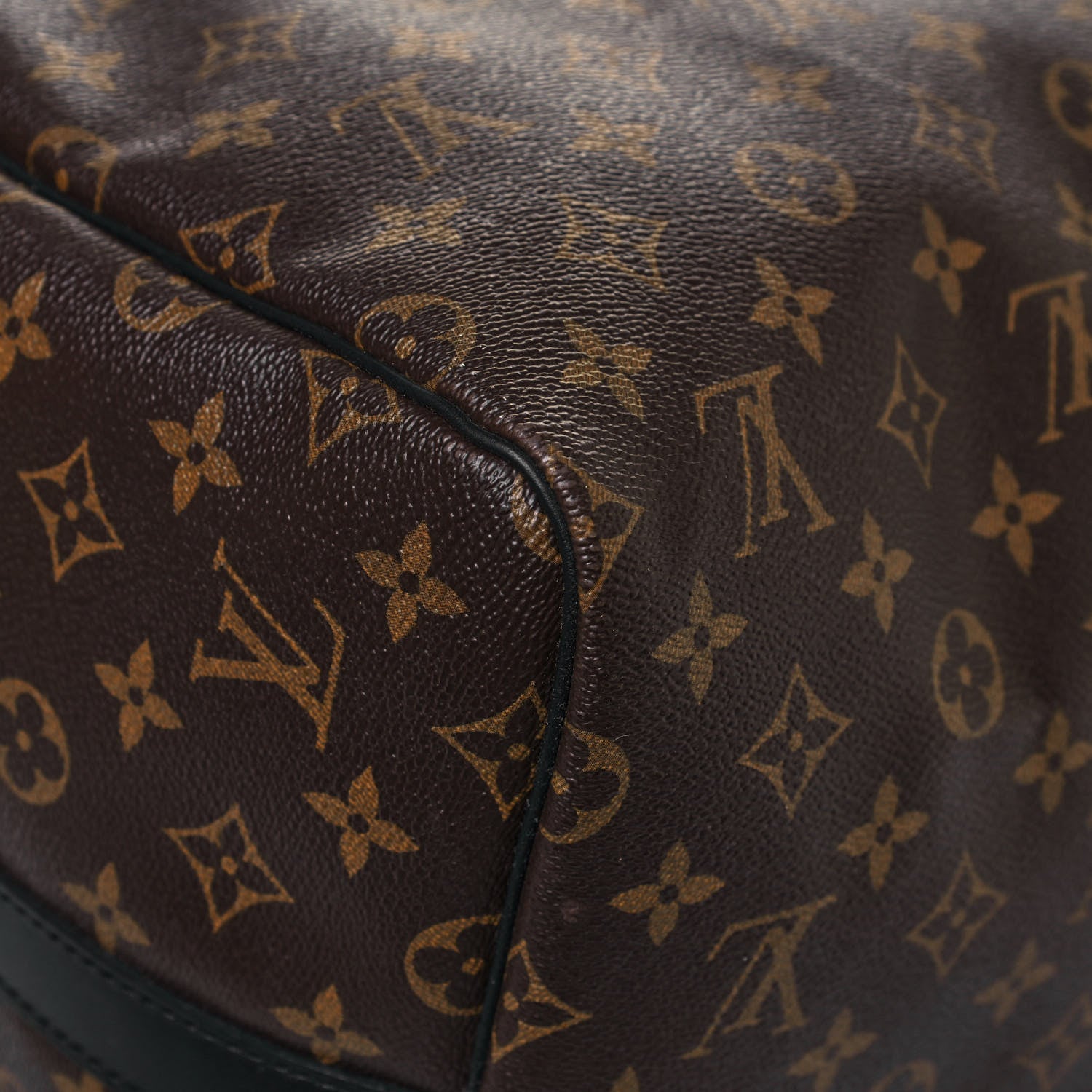 Louis Vuitton Monogram Macassar Keepall Bandouliere 55 11 of 13