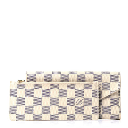Louis Vuitton Damier Azur Josephine Wallet 2 of 5