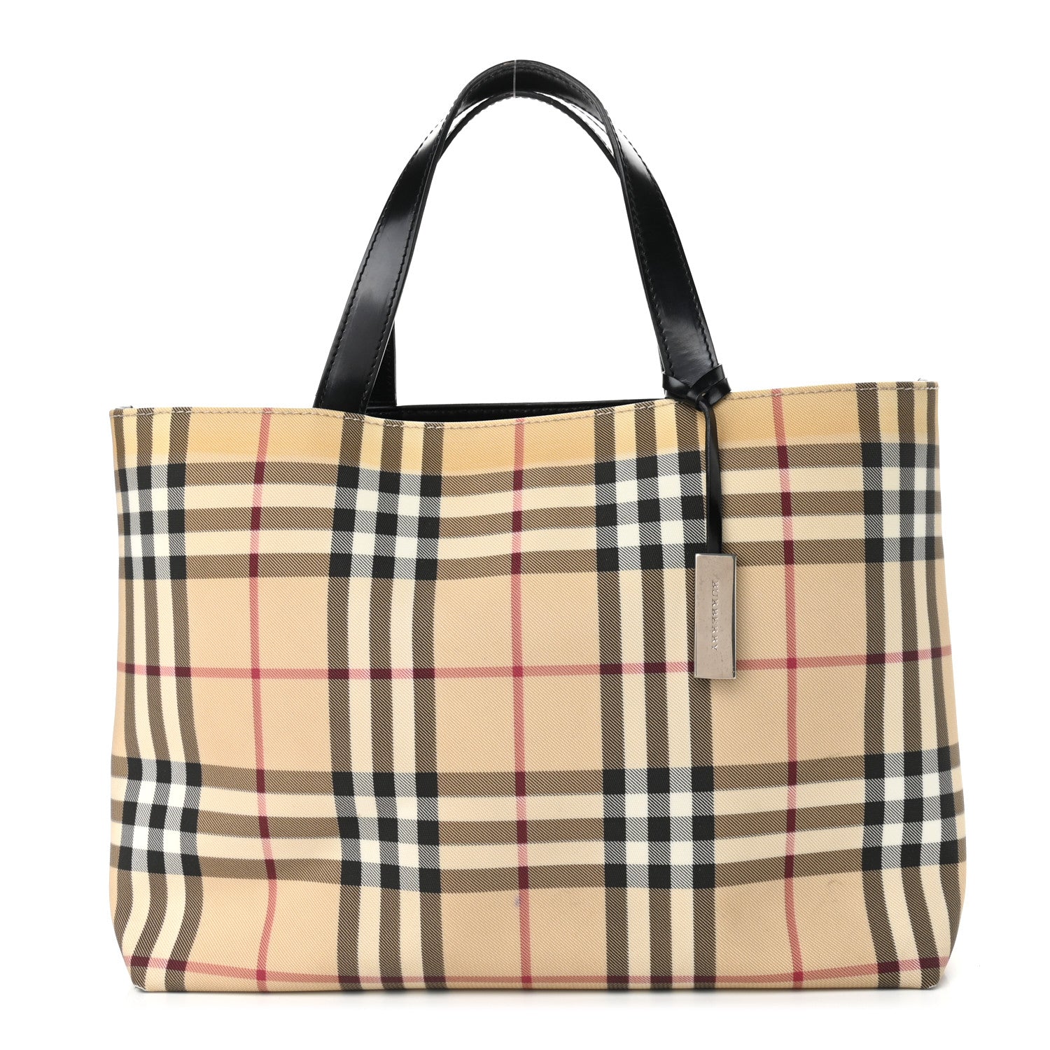 Burberry House Check Medium Tote Black 1 of 8