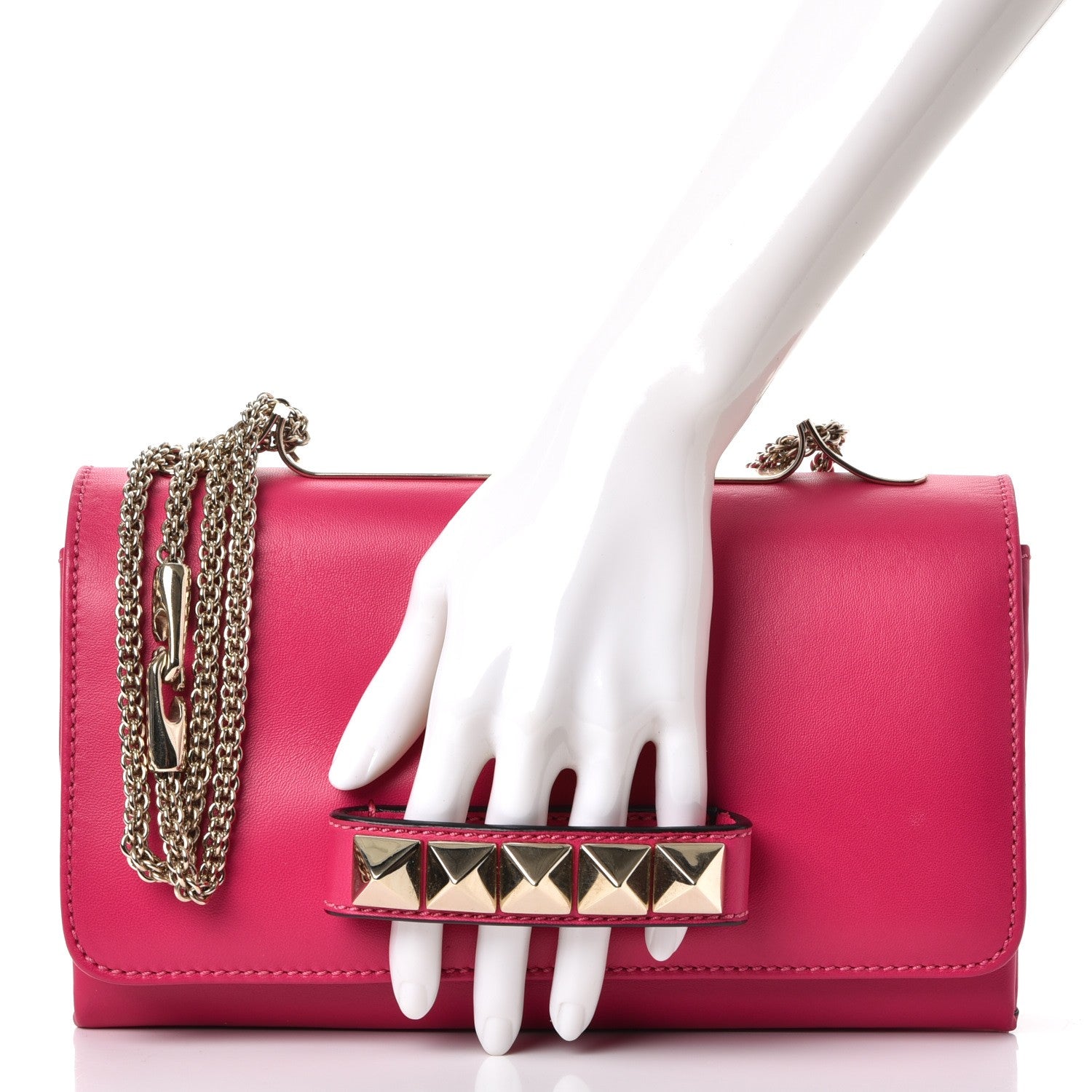 Valentino Garavani Nappa Va Va Voom Shoulder Bag Pop Fuxia 4 of 10