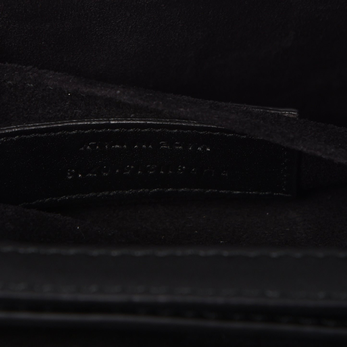 Calfskin Classic Y Ligne Chain Wallet Black