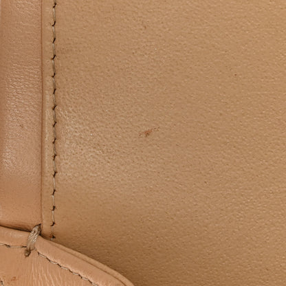 Chanel Lambskin Quilted Jumbo Double Flap Beige 24 of 26