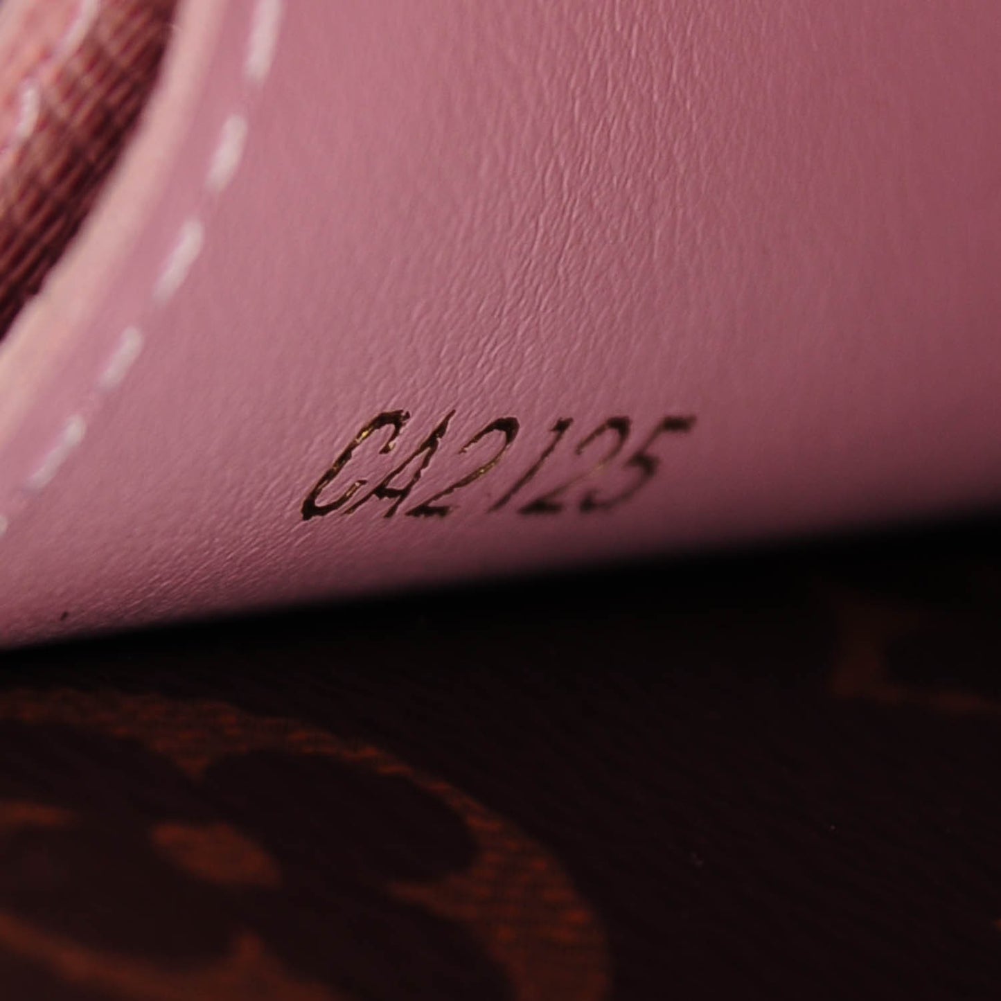 Monogram Emilie Wallet Rose Ballerine