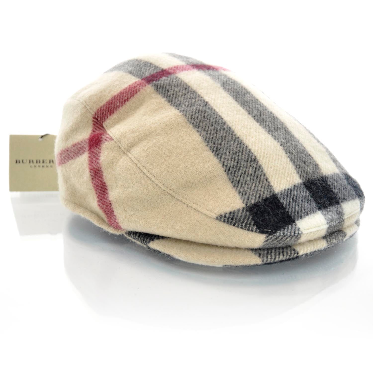 Burberry Wool House Check Jasmine Newsboy Cap Large 1 of 6
