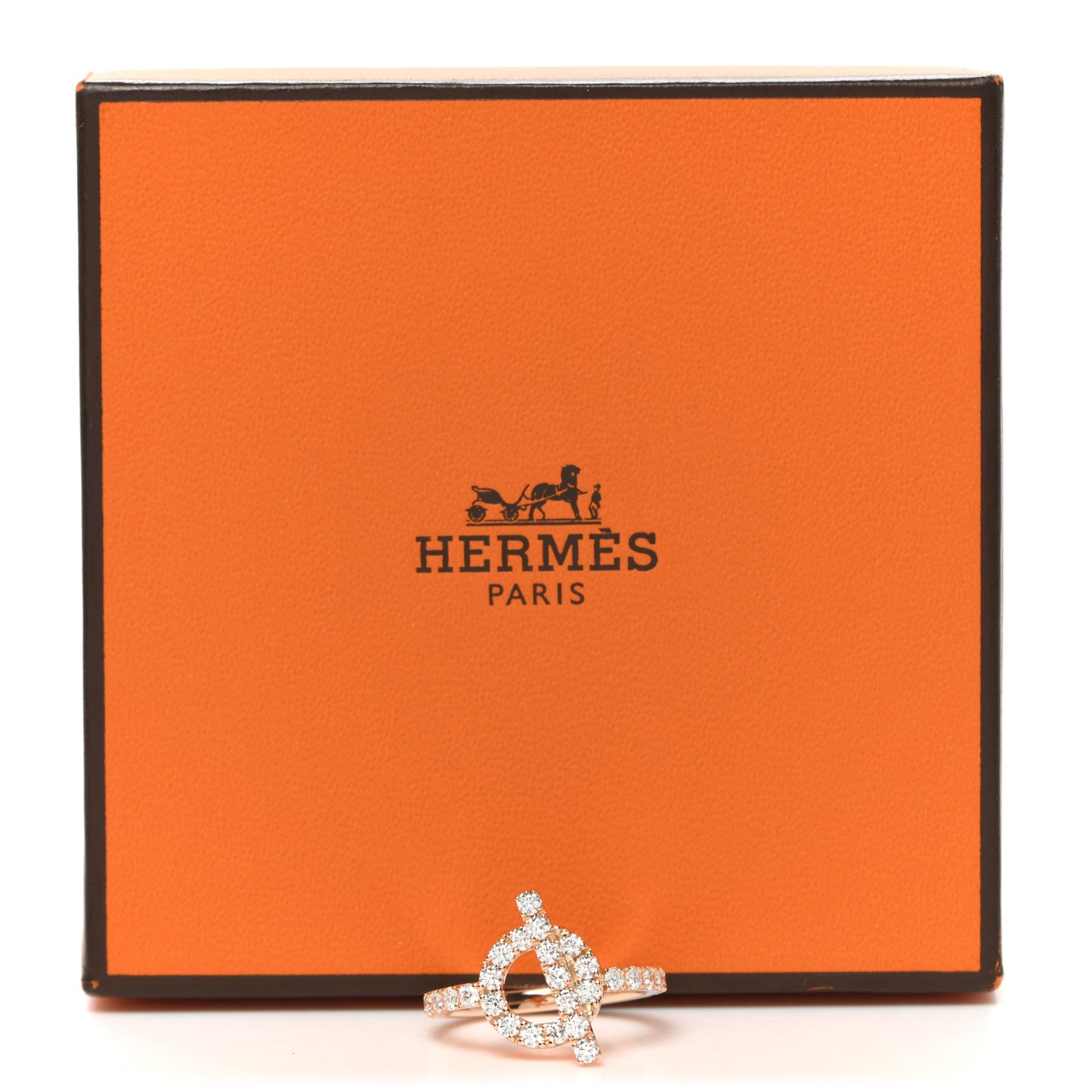 18K Rose Gold Diamond Finesse Ring 51 5.75