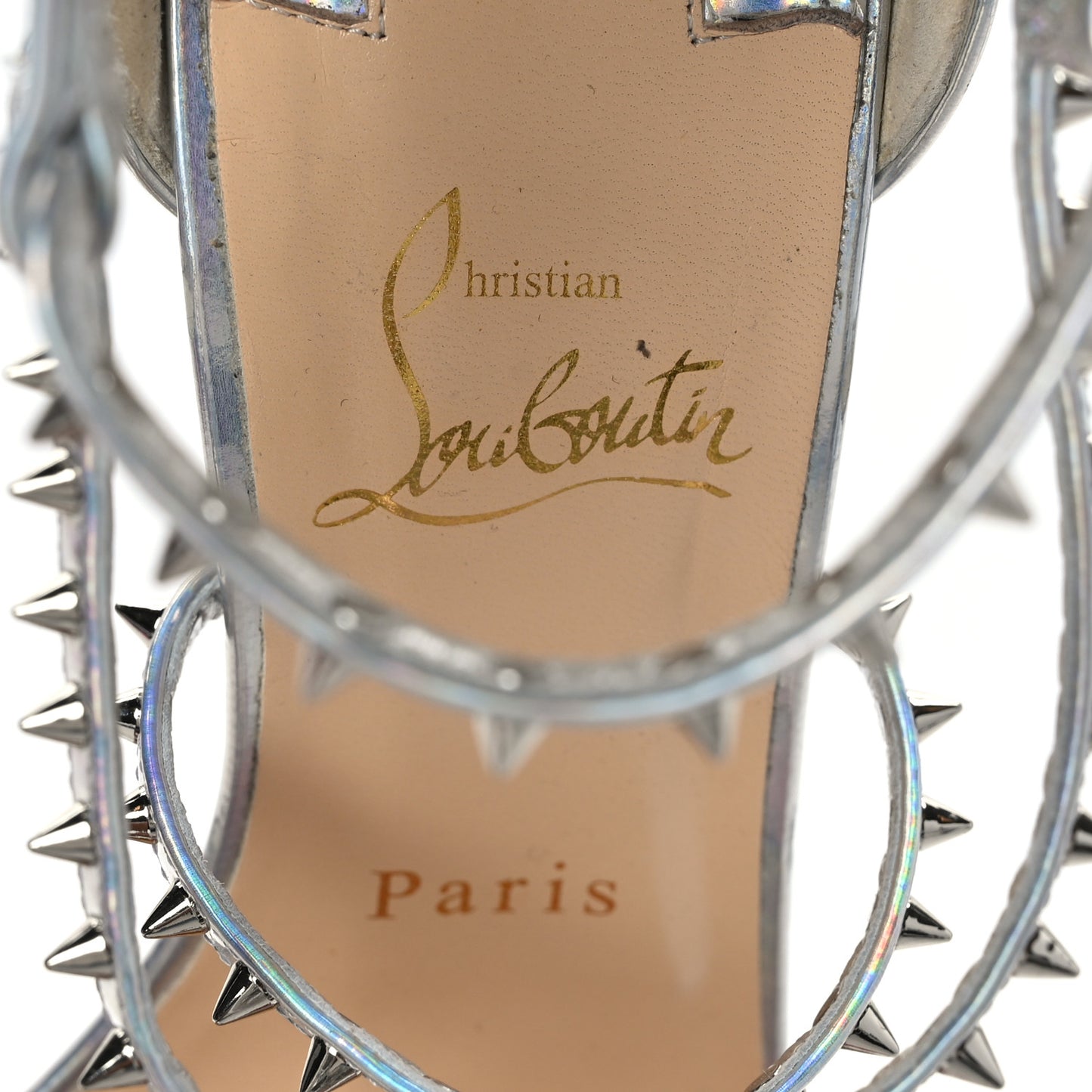 Lurex Specchio Choca Lux Sandals 37.5 Silver