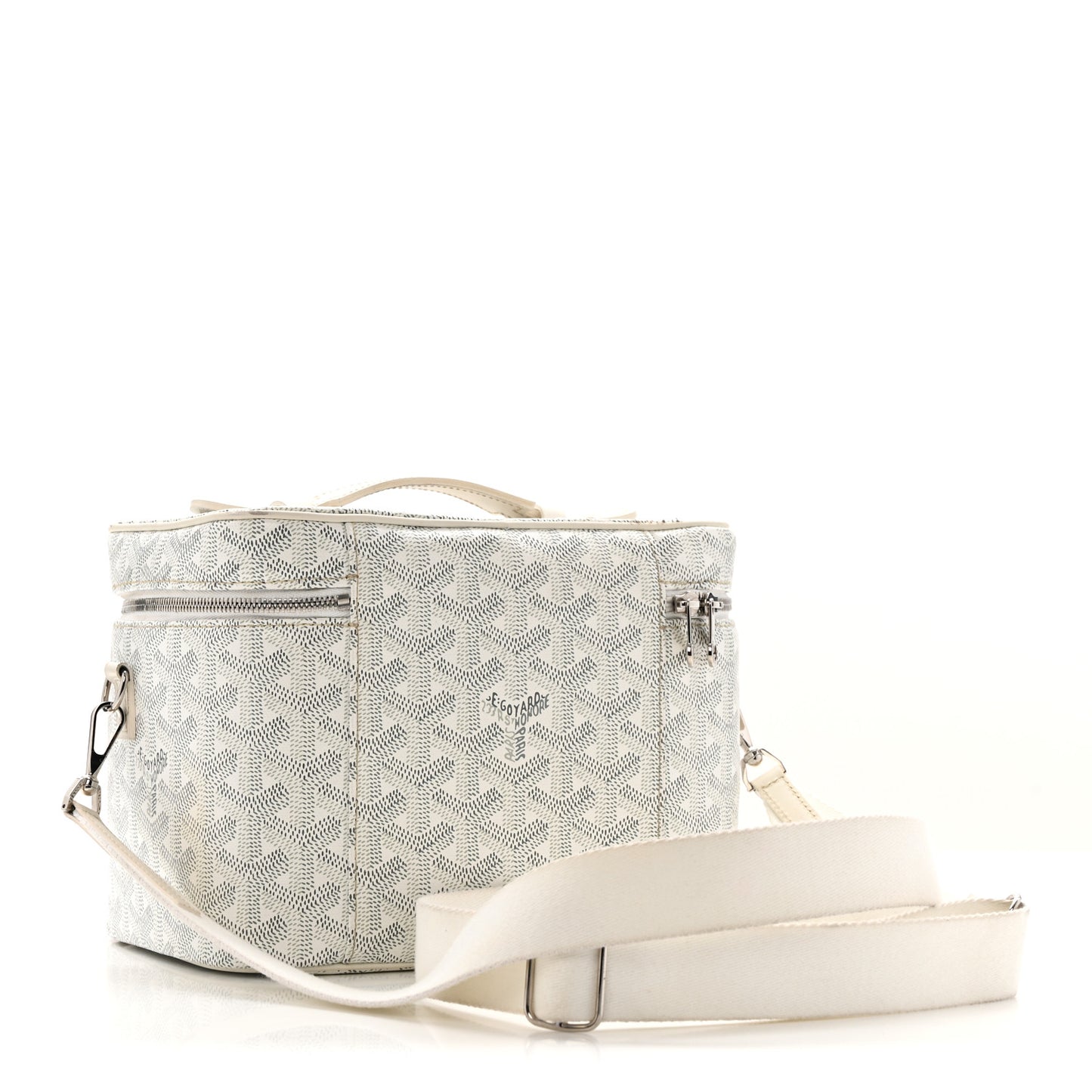 Goyardine Muse Vanity Case White