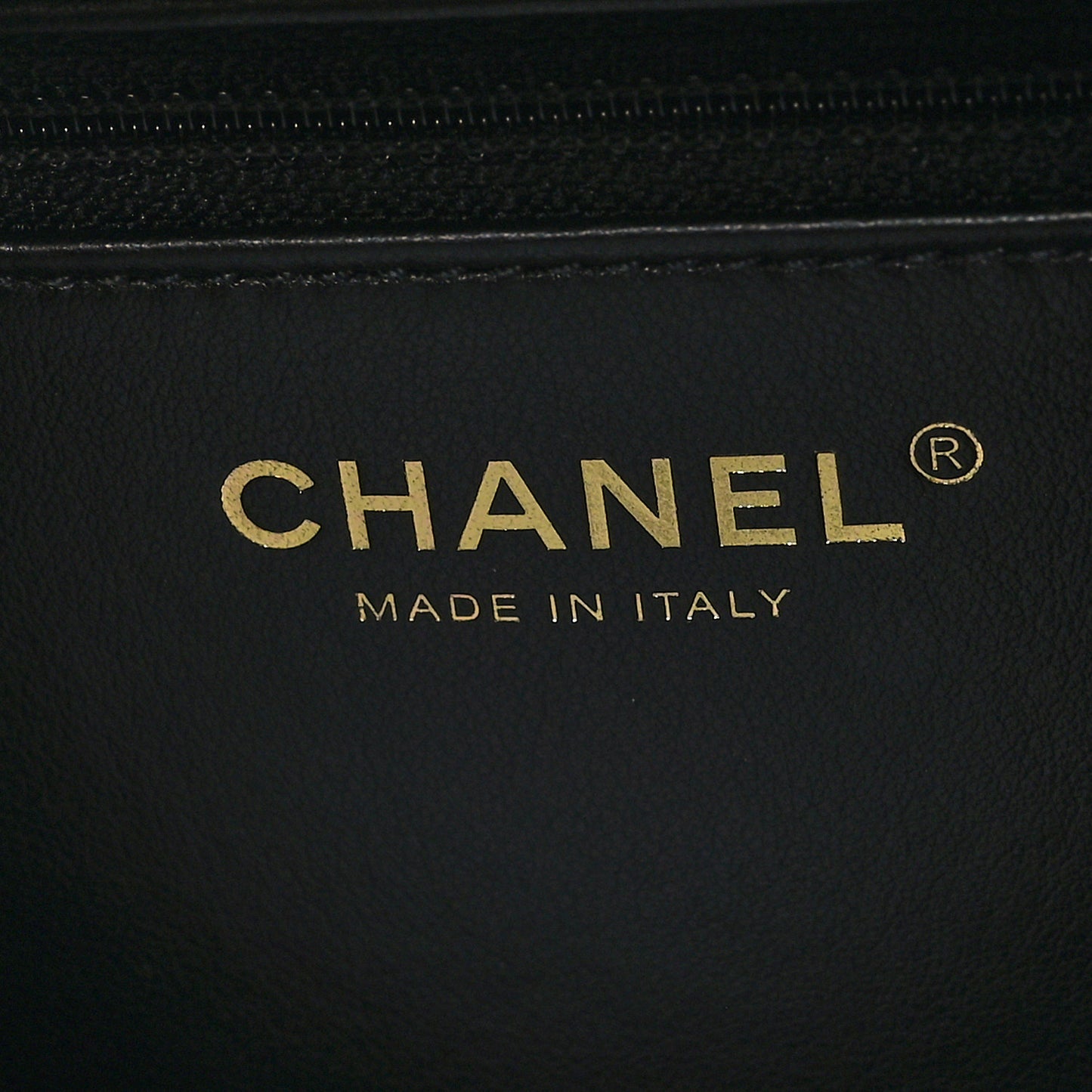 Caviar Quilted Large CC Filigree Vanity Case Beige Black