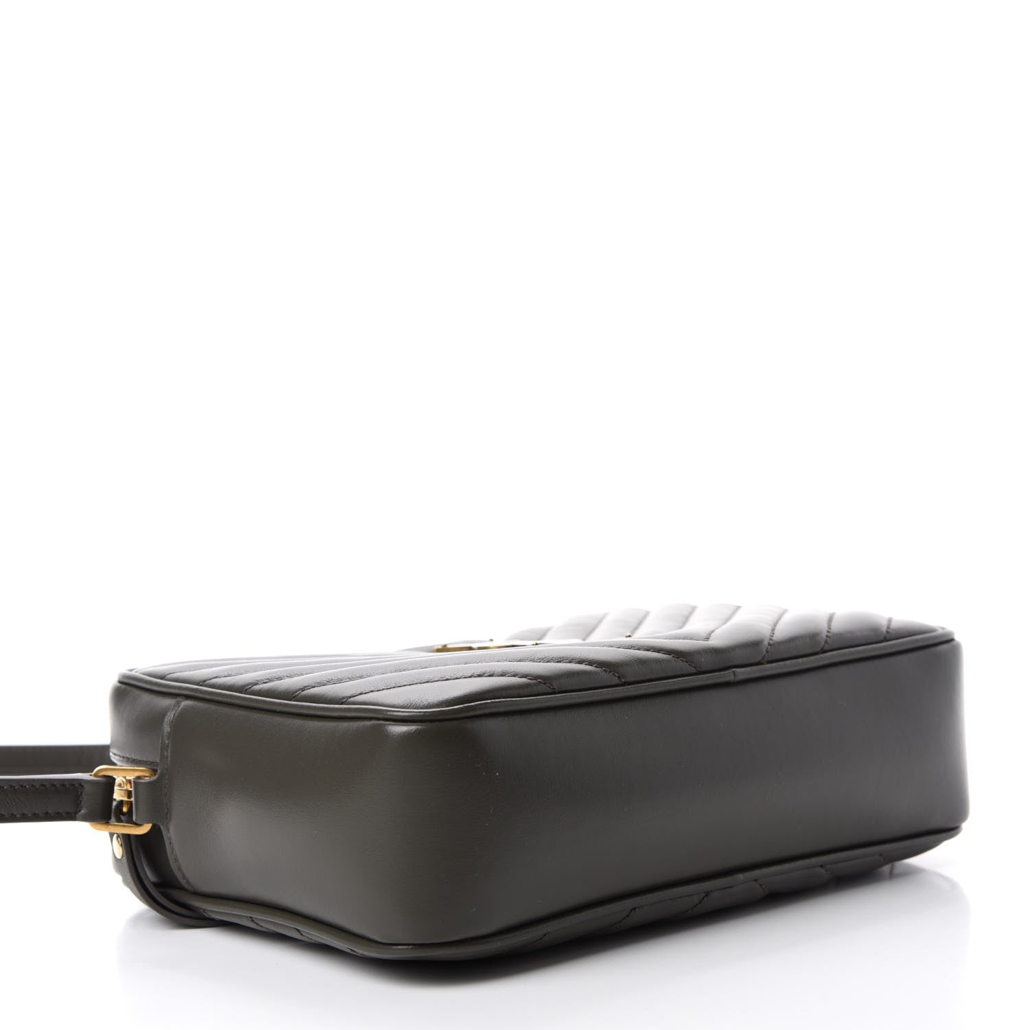 Saint Laurent Calfskin Matelasse Monogram Lou Camera Bag Sea Pebble 4 of 10