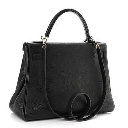 Hermes Togo Kelly Retourne 32 Black 3 of 11