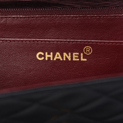 Chanel Lambskin Quilted XL Jumbo Single Flap Black 6 of 12