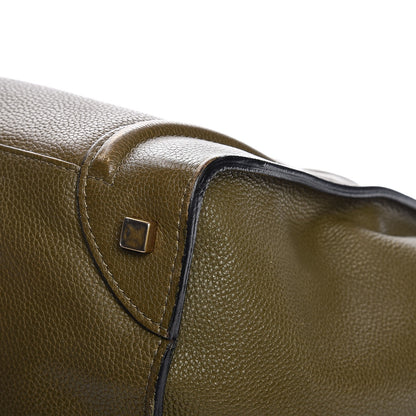 Celine Drummed Calfskin Mini Luggage Jungle 13 of 17