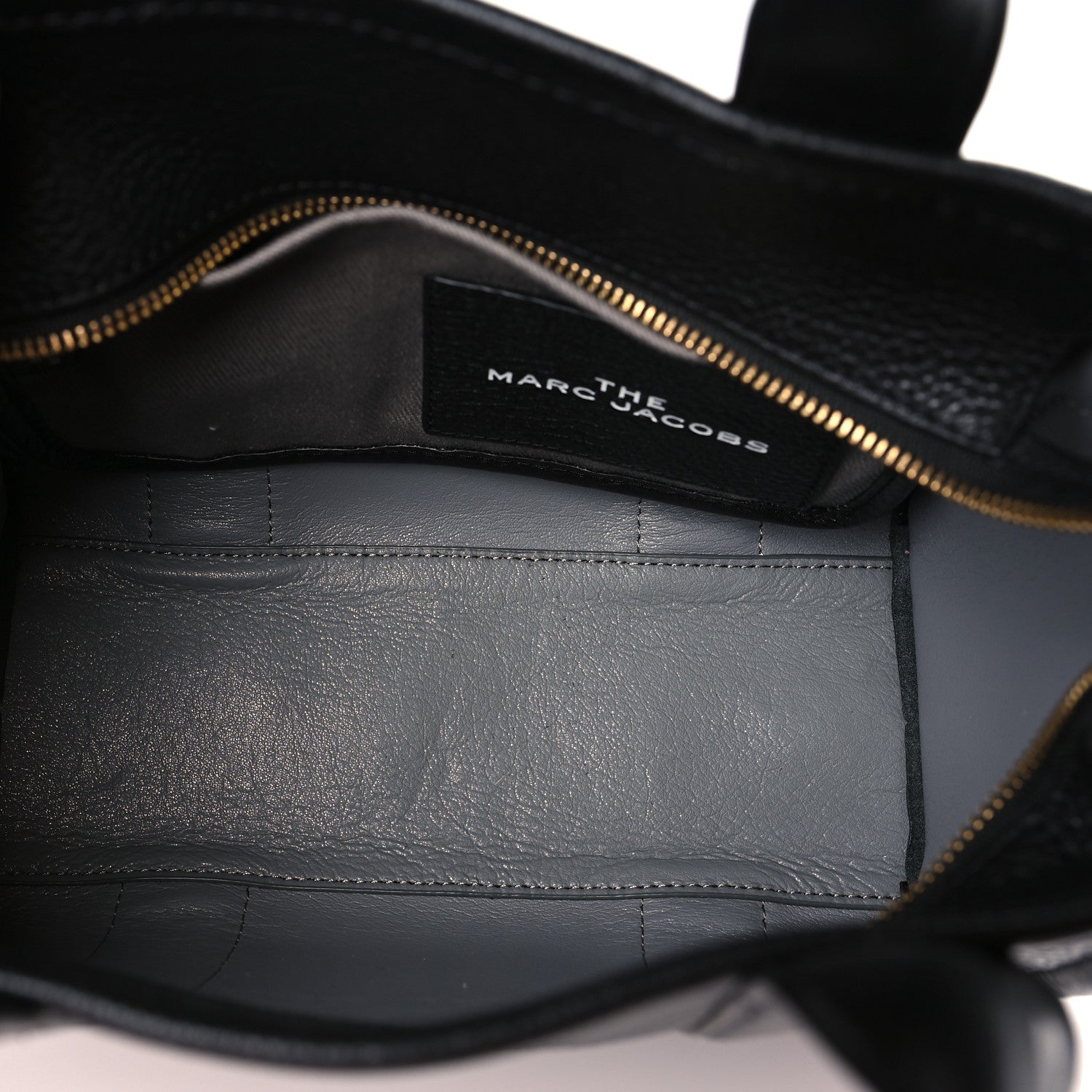 Marc Jacobs Grained Calfskin Small The Tote Bag Black 5 of 8